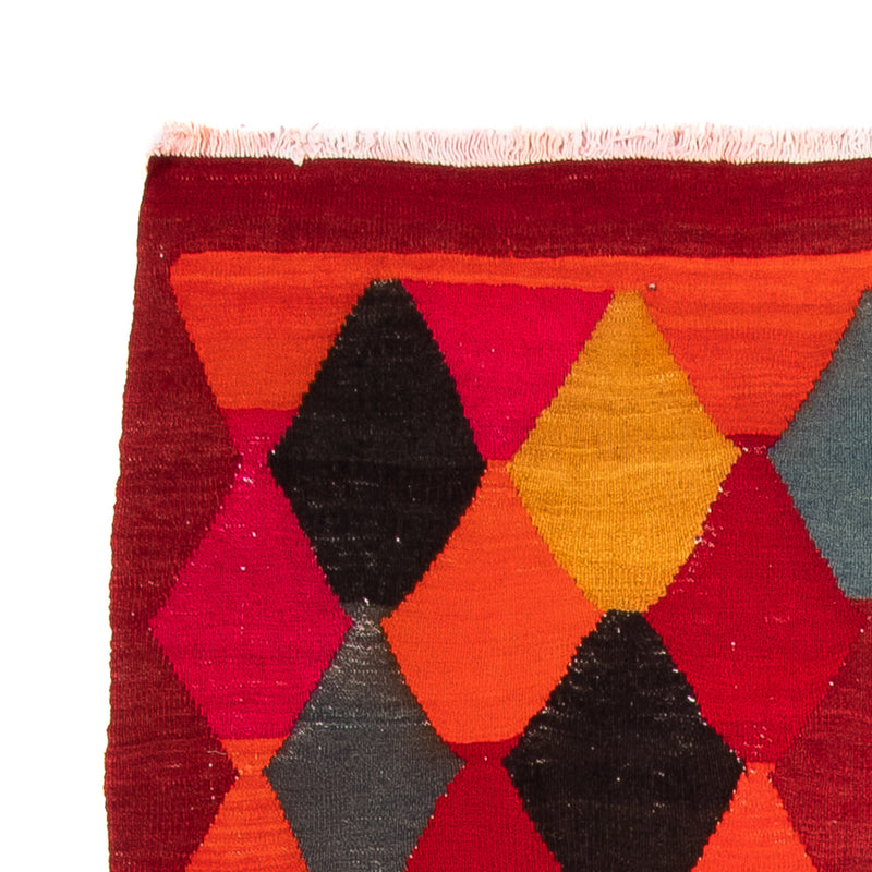 Løber Kelim-tæppe - gammelt - 320 x 145 cm - flerfarvet