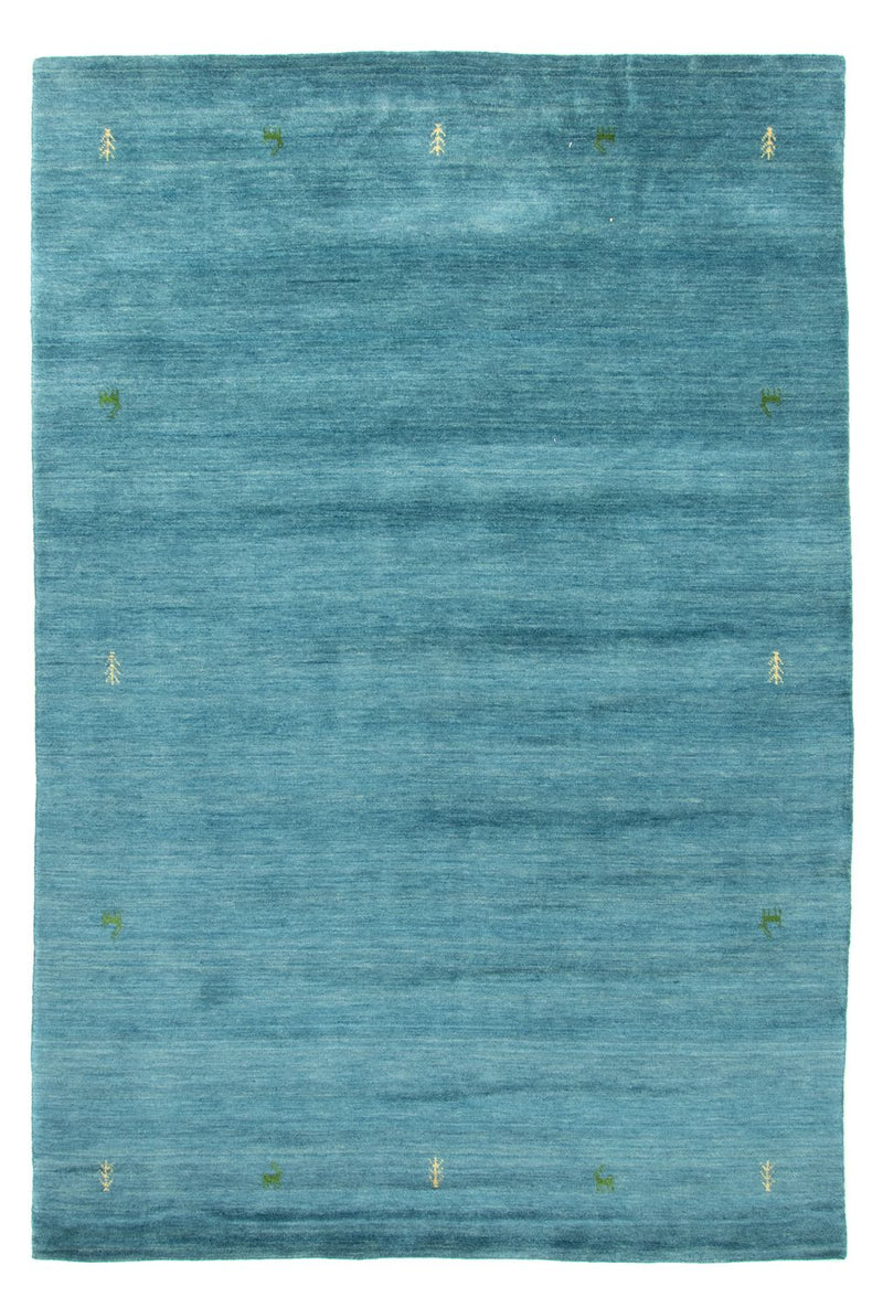 Gabbeh-tæppe - Softy - 299 x 202 cm - lyseblå