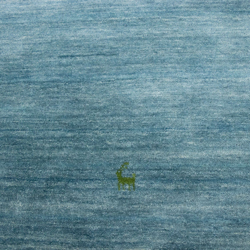 Gabbeh-tæppe - Softy - 299 x 202 cm - lyseblå