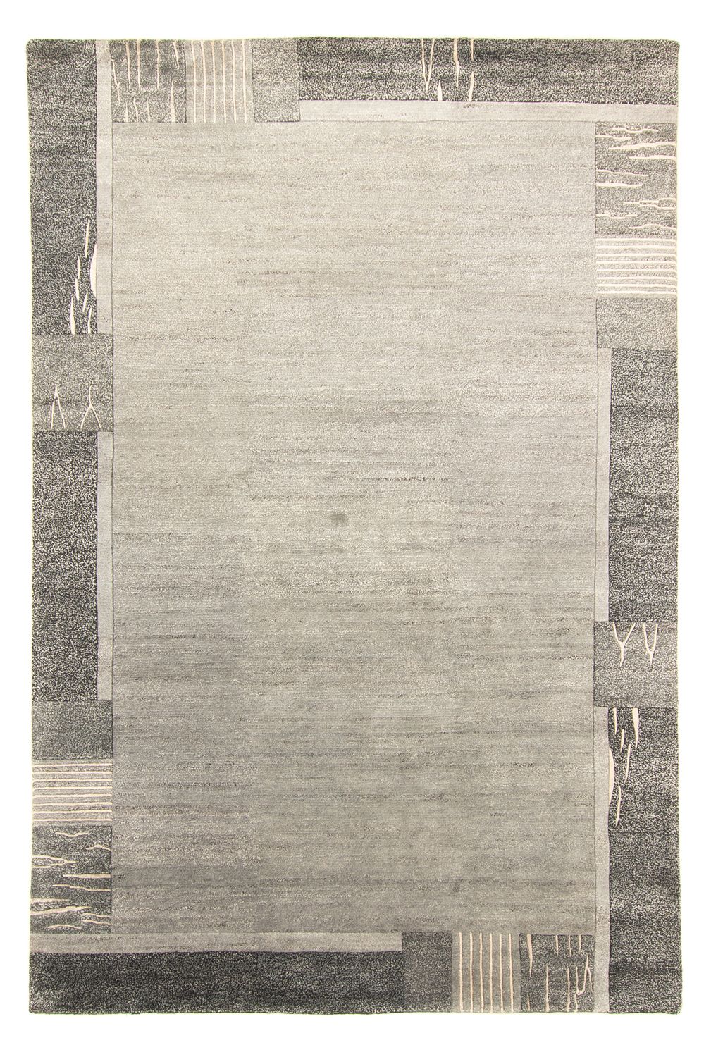 Nepal Tæppe - 300 x 200 cm - grå