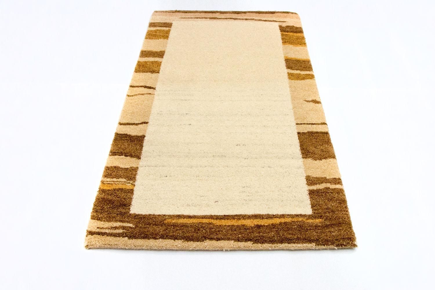 Gabbeh-tæppe - Indus - 141 x 75 cm - beige