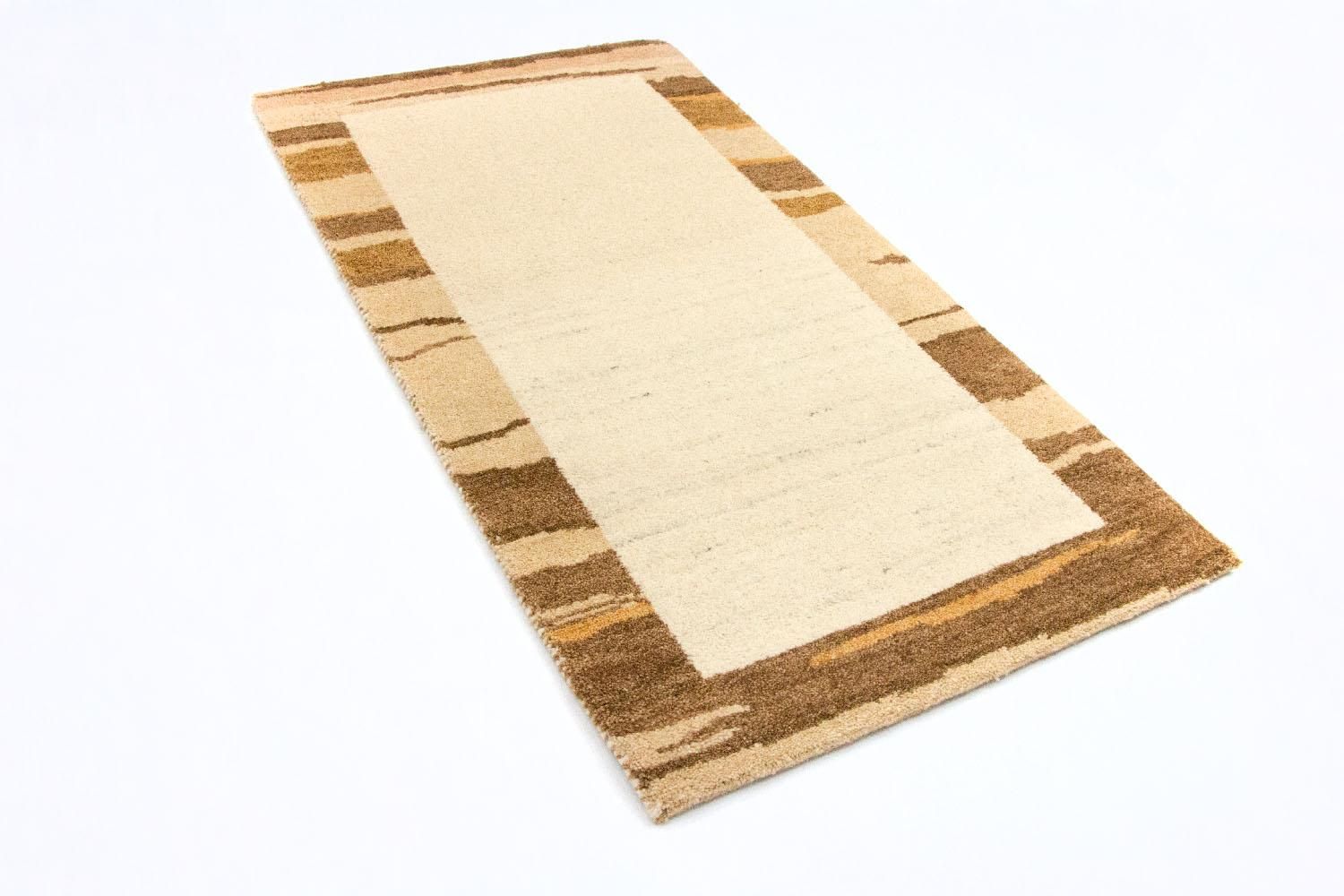 Gabbeh-tæppe - Indus - 141 x 75 cm - beige