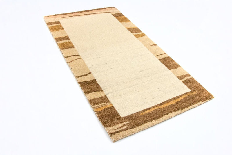 Gabbeh-tæppe - Indus - 141 x 75 cm - beige