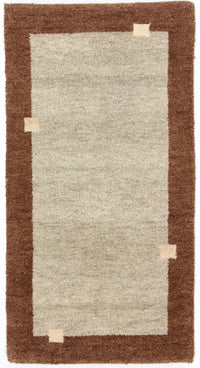 Gabbeh-tæppe - Indus - 135 x 72 cm - beige