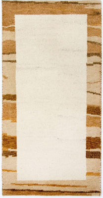 Gabbeh-tæppe - Indus - 142 x 72 cm - beige