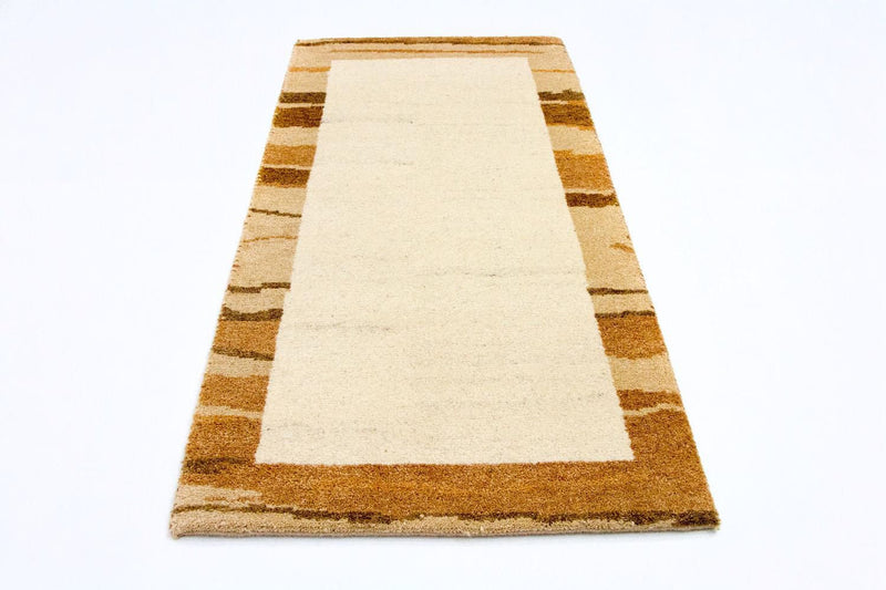 Gabbeh-tæppe - Indus - 142 x 72 cm - beige