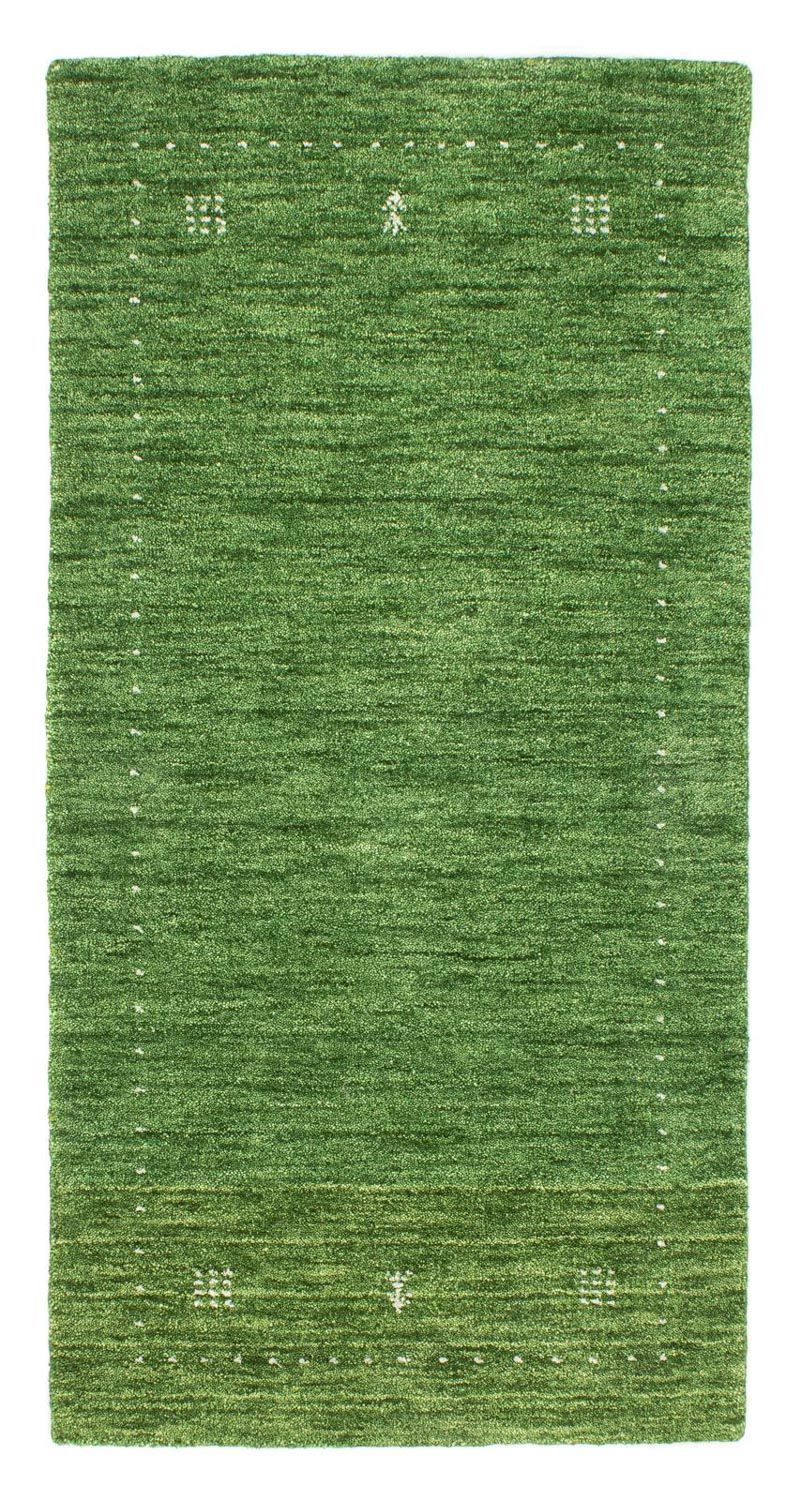 Gabbeh-tæppe - Softy - 143 x 72 cm - grøn
