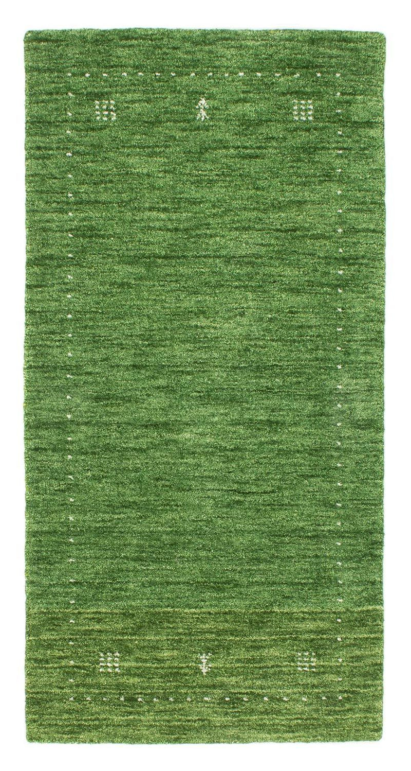 Gabbeh-tæppe - Softy - 143 x 72 cm - grøn