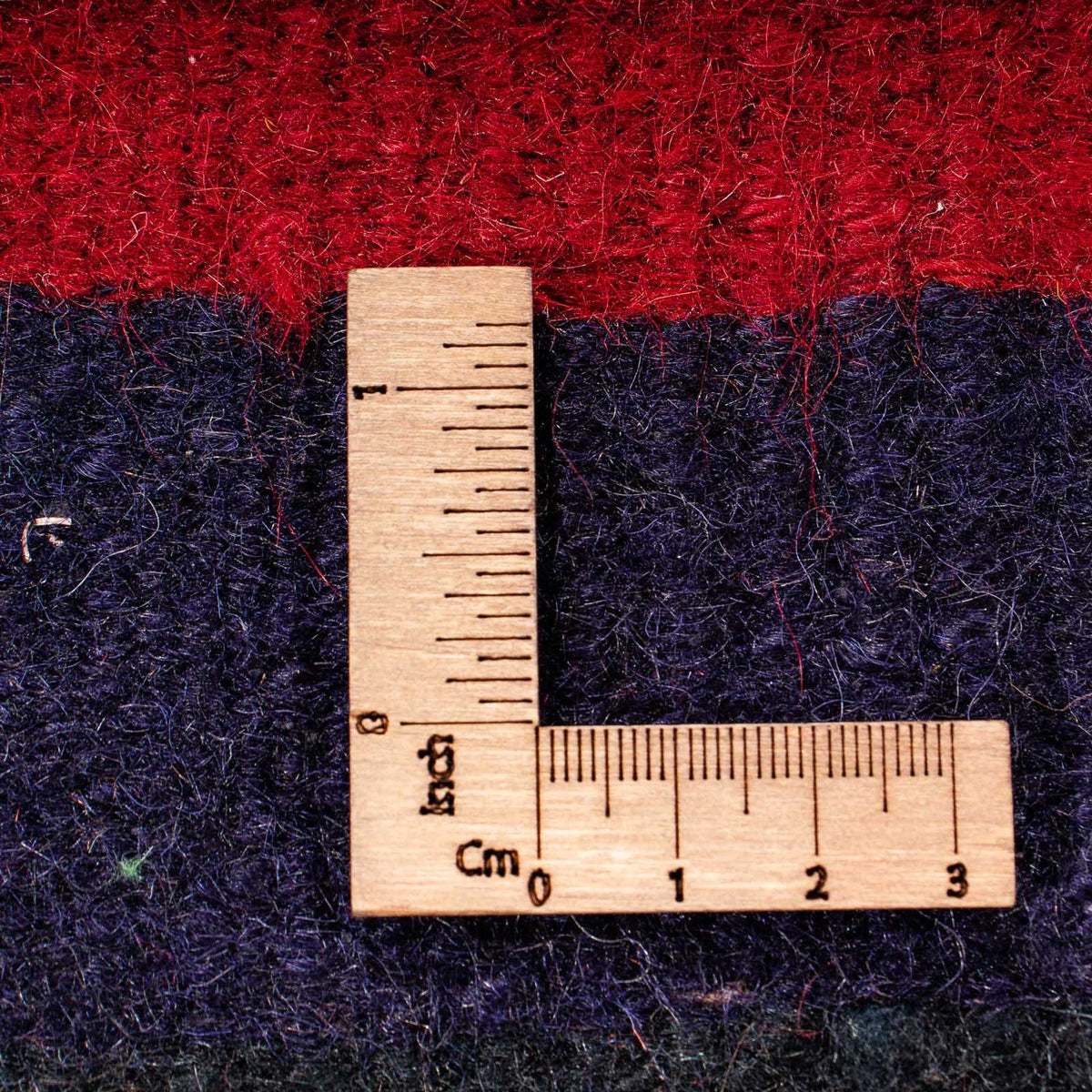 Kelim-tæppe - gammelt - 210 x 175 cm - flerfarvet