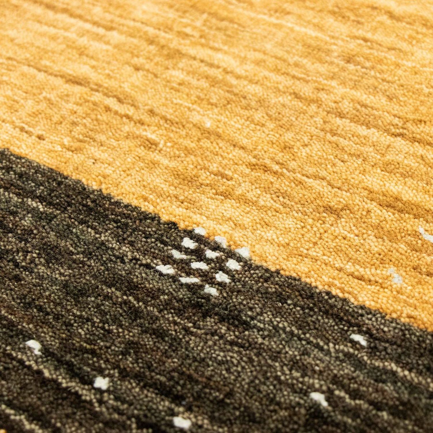 Gabbeh-tæppe - Softy - 137 x 73 cm - mørk beige