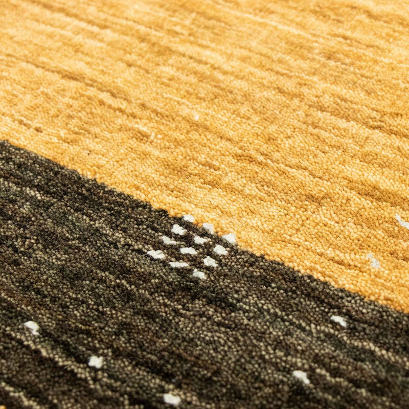 Gabbeh-tæppe - Softy - 137 x 73 cm - mørk beige