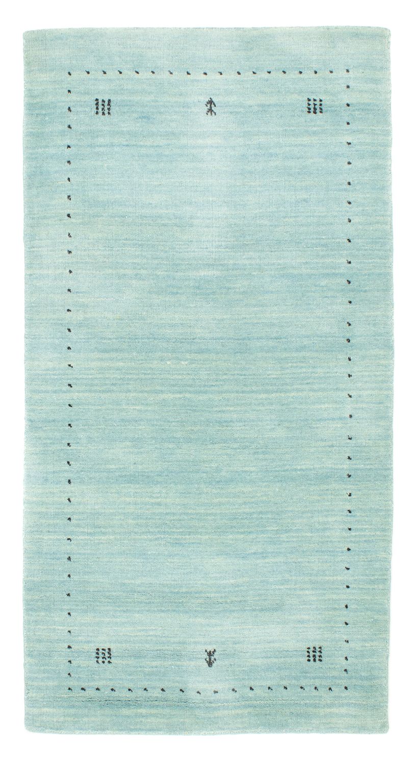 Gabbeh-tæppe - Softy - 142 x 73 cm - lyseblå