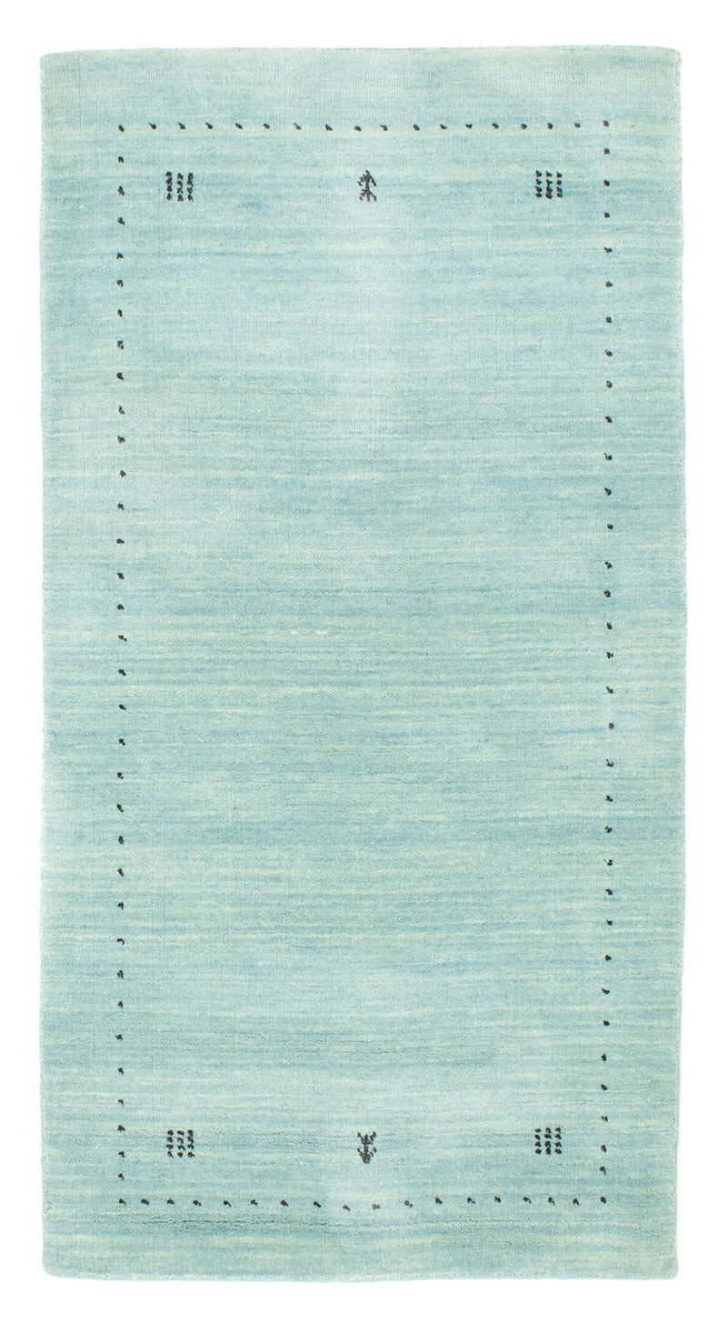 Gabbeh-tæppe - Softy - 142 x 73 cm - lyseblå