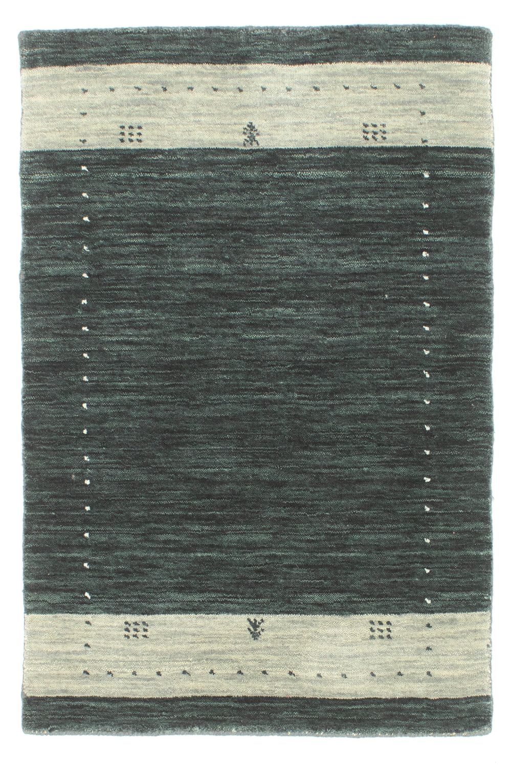 Gabbeh-tæppe - Softy - 93 x 64 cm - antracit