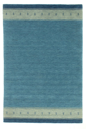 Gabbeh-tæppe - Softy - 203 x 144 cm - blå