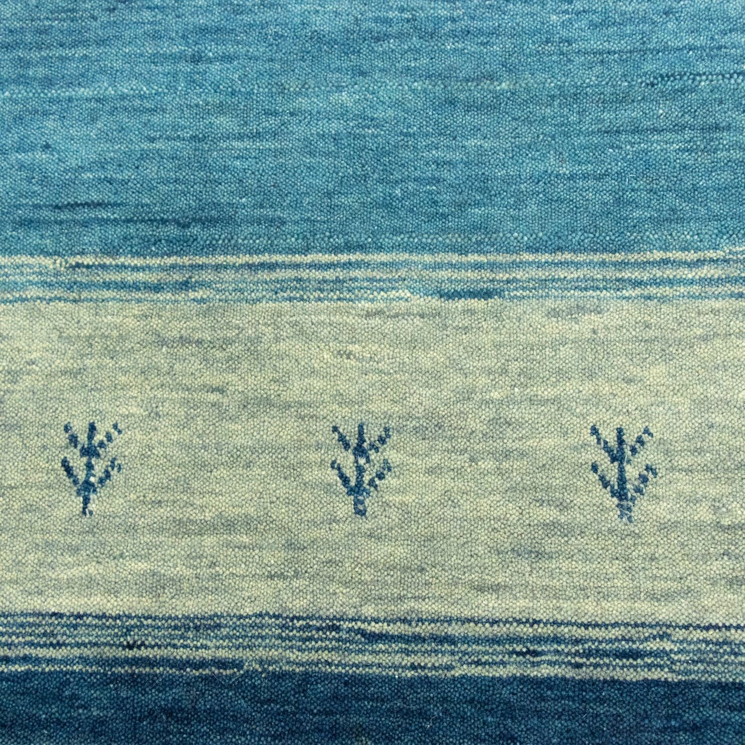 Gabbeh-tæppe - Softy - 203 x 144 cm - blå