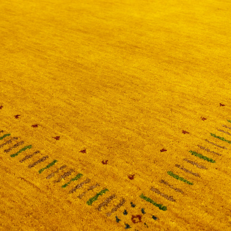 Gabbeh-tæppe - Softy - 236 x 162 cm - guld
