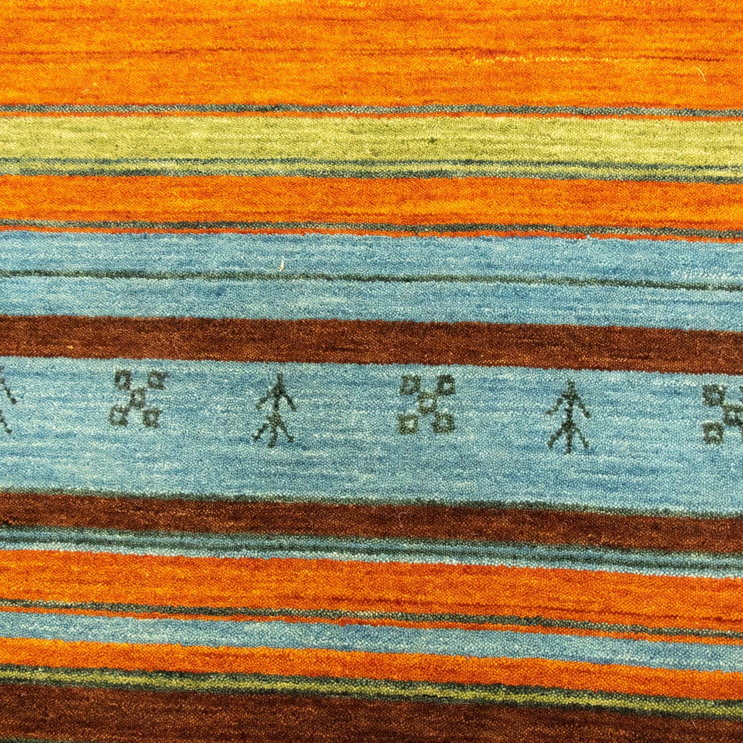 Gabbeh-tæppe - Softy - 203 x 143 cm - farvet