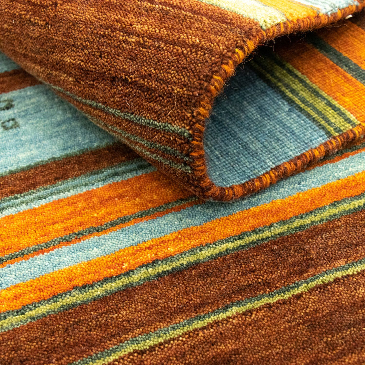 Gabbeh Loom Tæppe 203x143cm - Uldtæppe