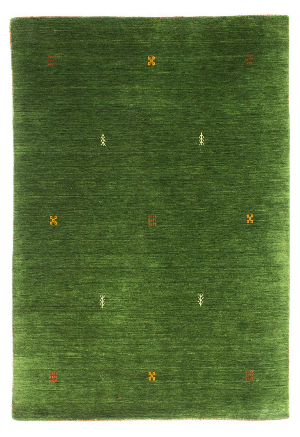 Gabbeh-tæppe - Softy - 196 x 145 cm - grøn