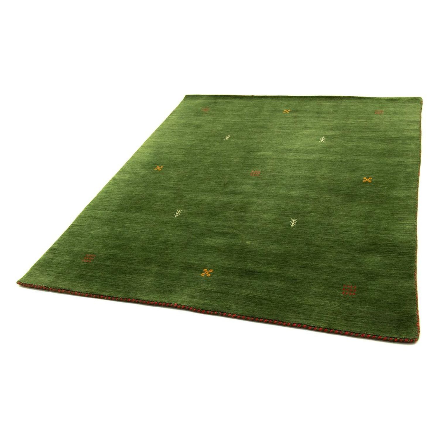 Gabbeh-tæppe - Softy - 196 x 145 cm - grøn