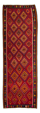 Antikt kilim Tæppe 390x147cm