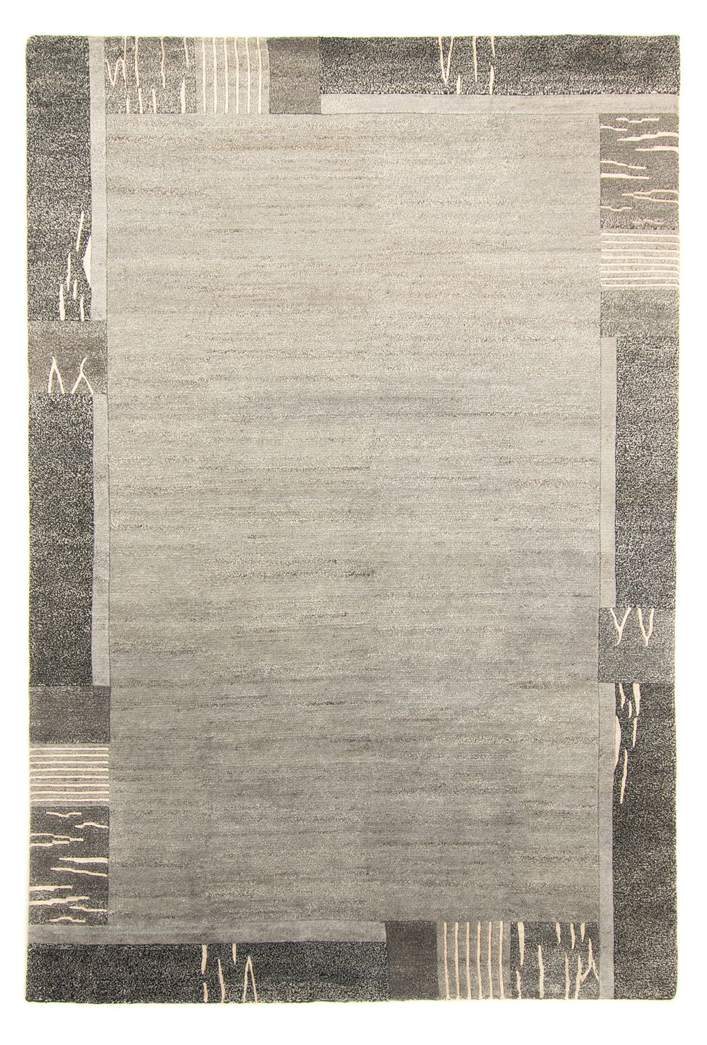 Nepal Tæppe - 297 x 200 cm - antracit