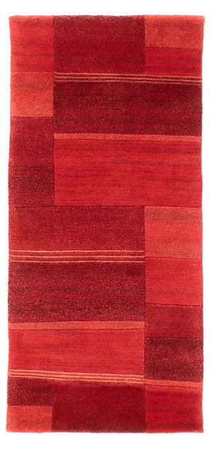 Løber Nepal Tæppe - 142 x 72 cm - rød