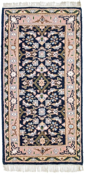 Orientalsk tæppe - 160 x 90 cm - blå