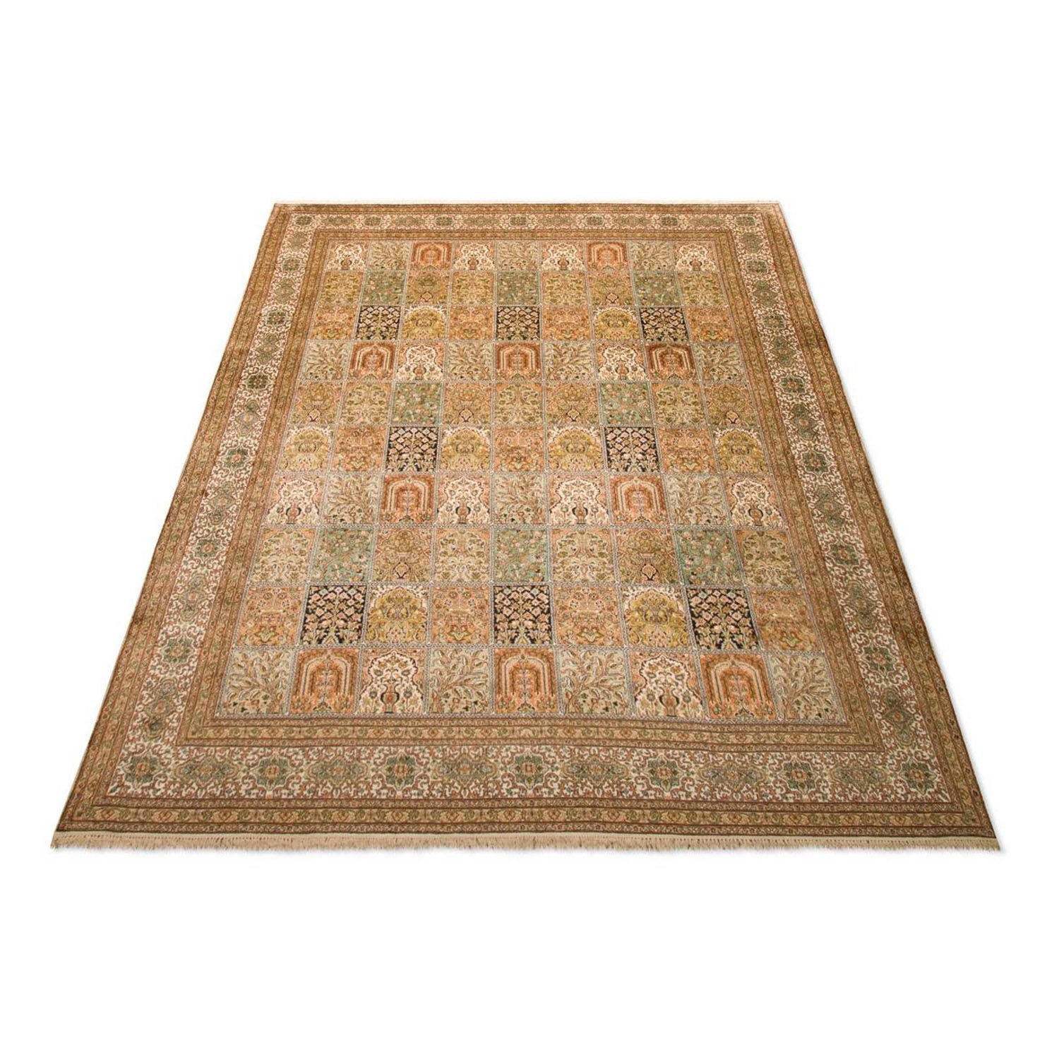 Silketæppe - Kashmir Silk - 328 x 240 cm - flerfarvet