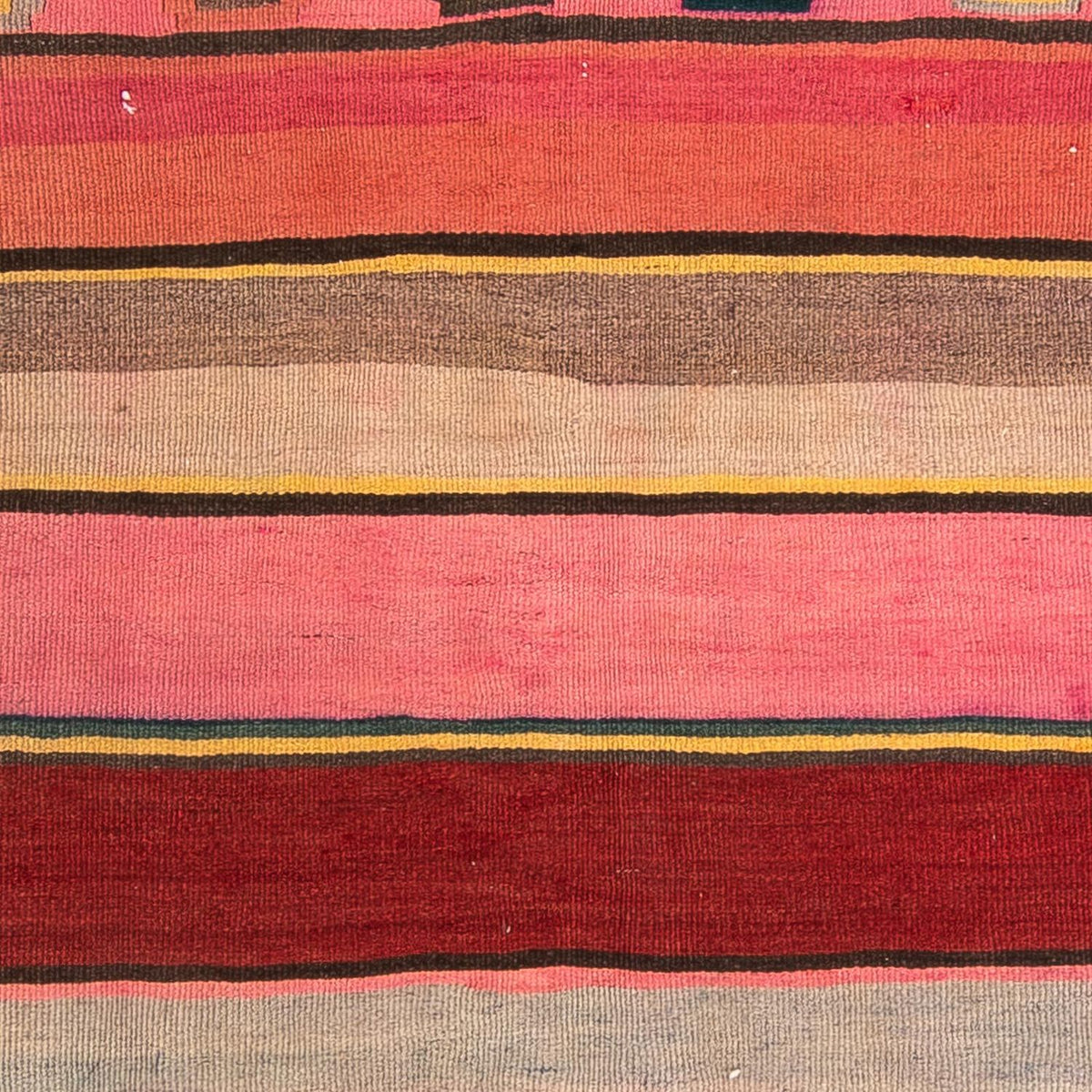 Løber Kelim-tæppe - gammelt - 250 x 120 cm - flerfarvet
