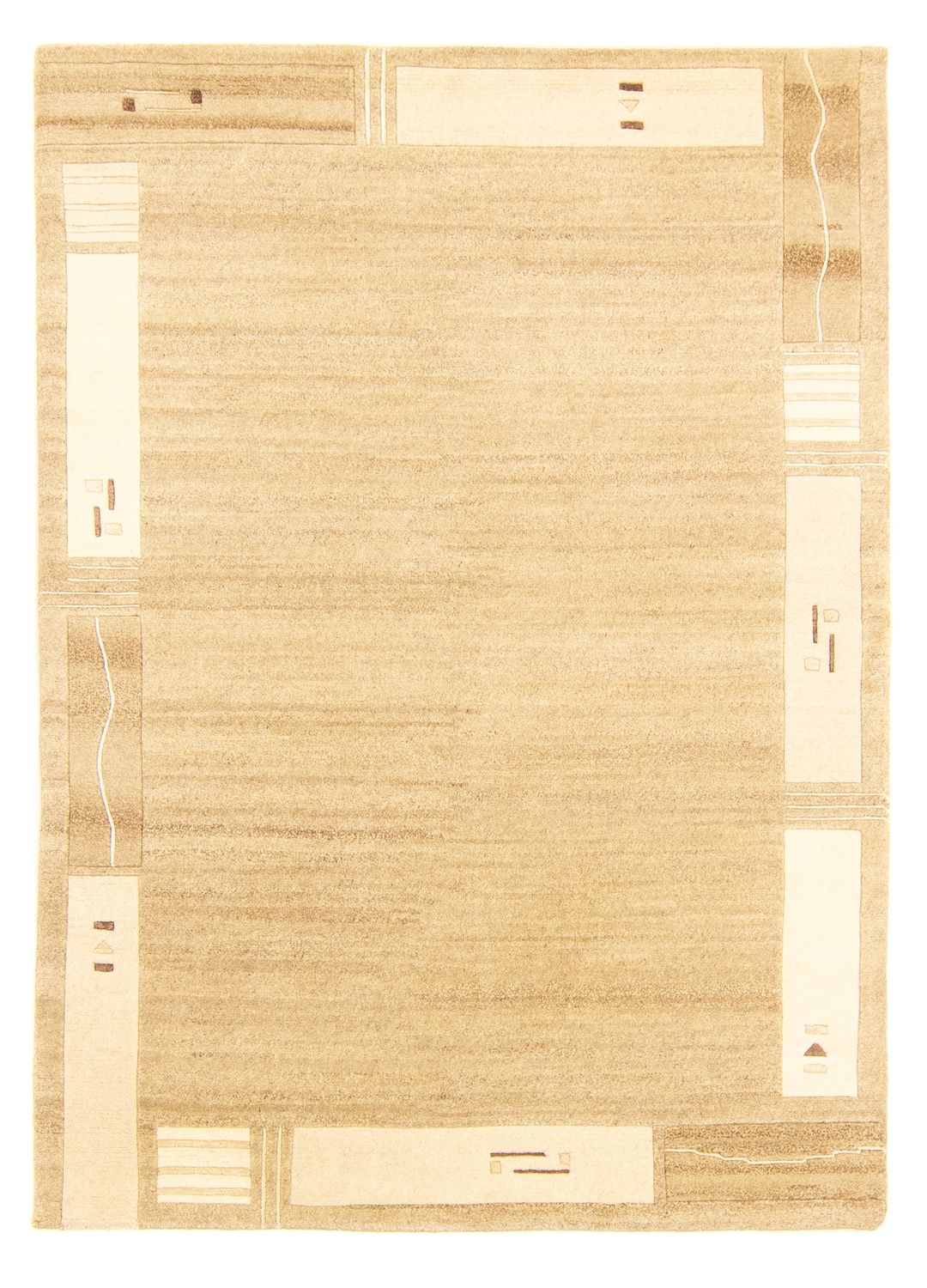 Nepal Tæppe - 196 x 145 cm - natur