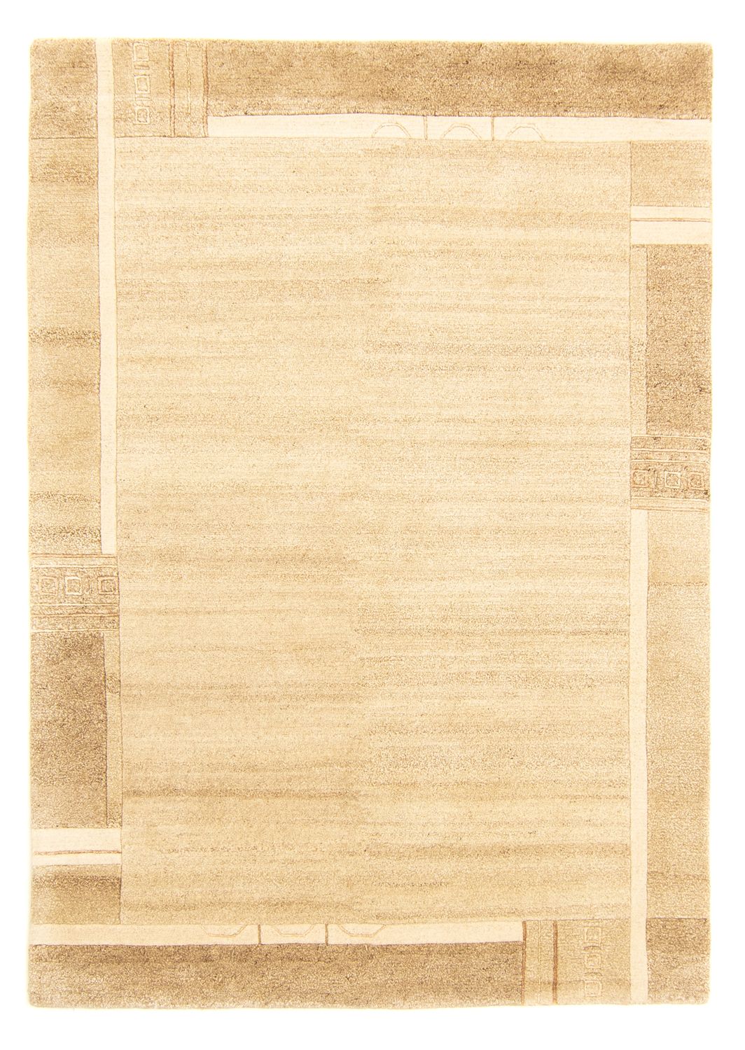 Nepal Tæppe - 197 x 141 cm - natur