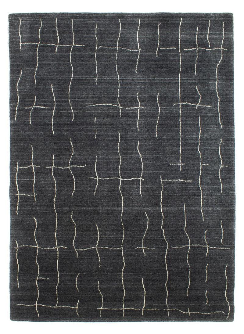 Nepal Tæppe - 200 x 142 cm - grå