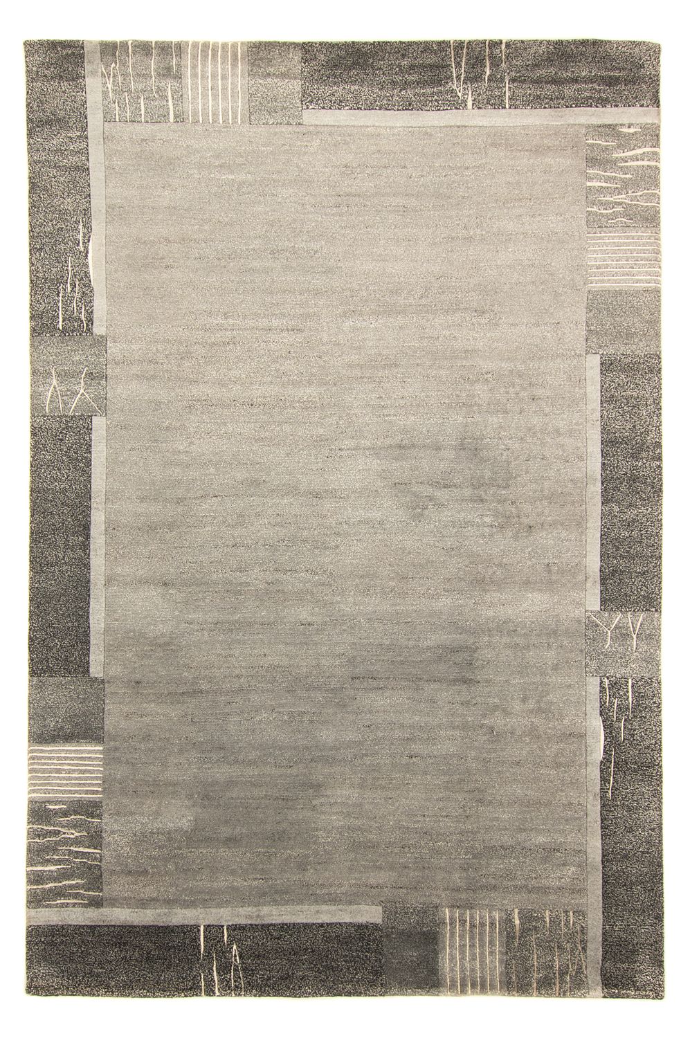 Nepal Tæppe - 300 x 200 cm - antracit