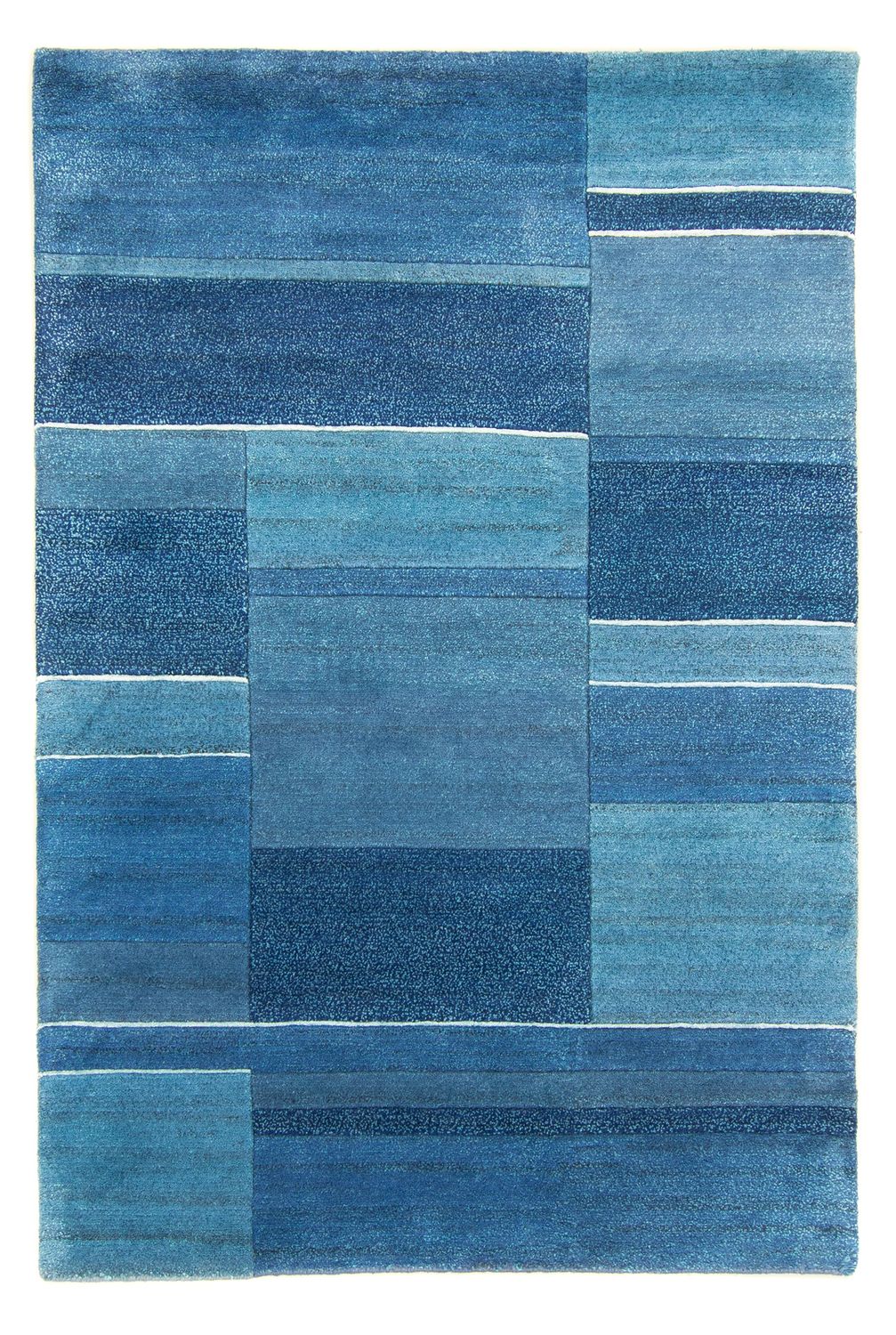 Nepal Tæppe - 175 x 119 cm - blå