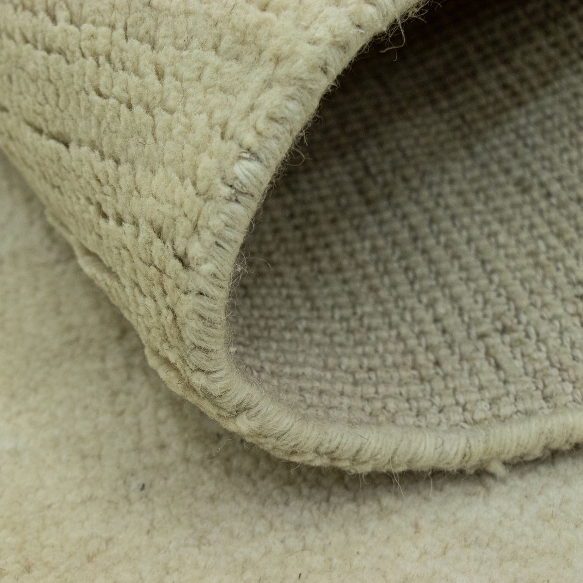 Nepal Tæppe - 180 x 119 cm - natur