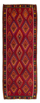 Antikt kilim Tæppe 380x144cm