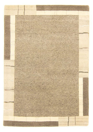 Nepal Tæppe - 185 x 128 cm - grå