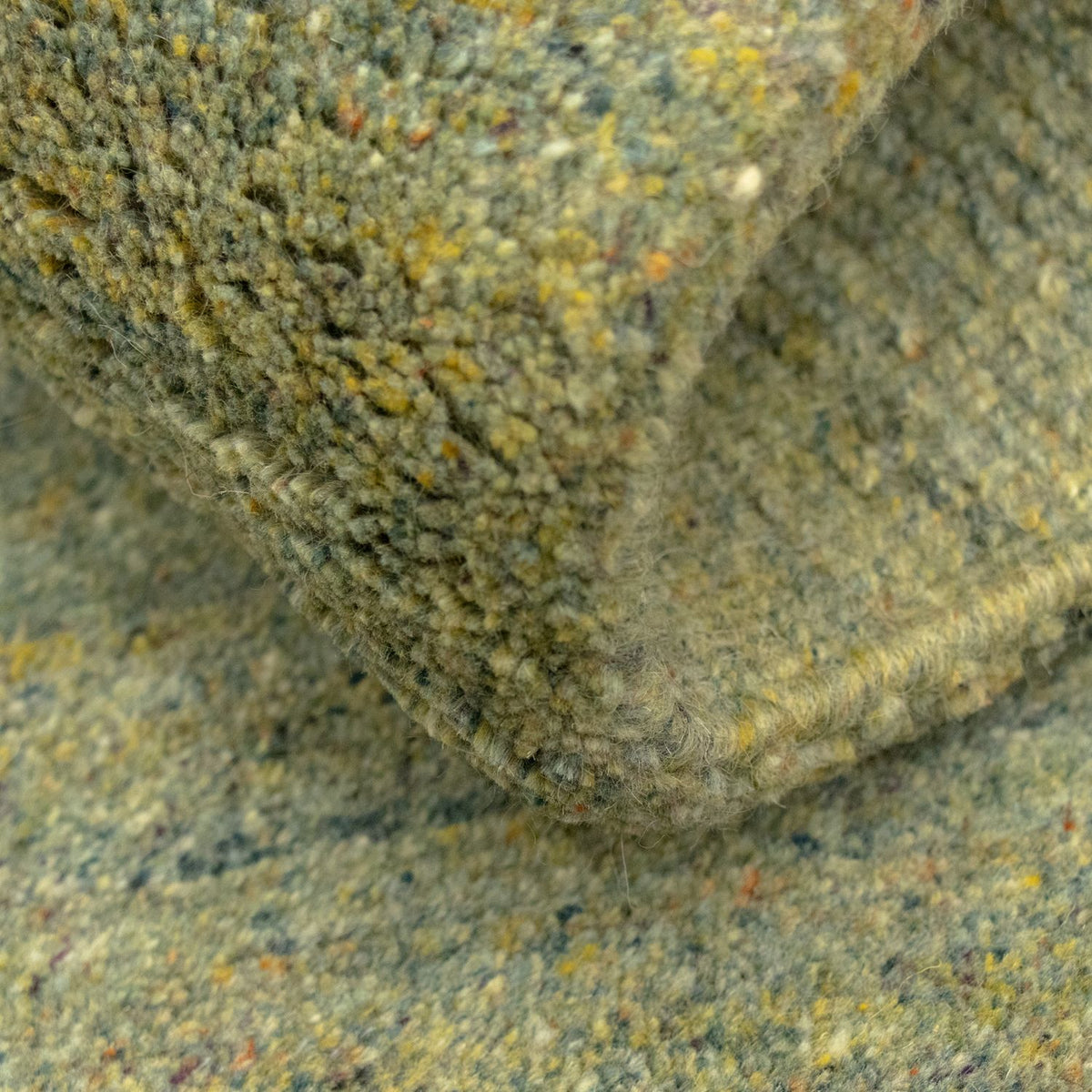 Nepal Tæppe - 139 x 74 cm - grøn