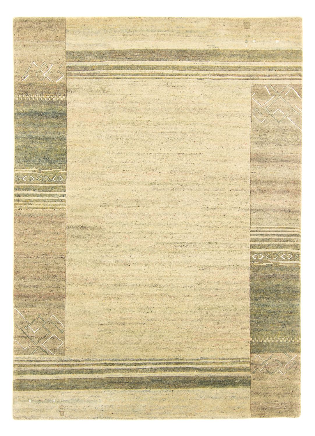 Nepal Tæppe - 238 x 172 cm - grøn