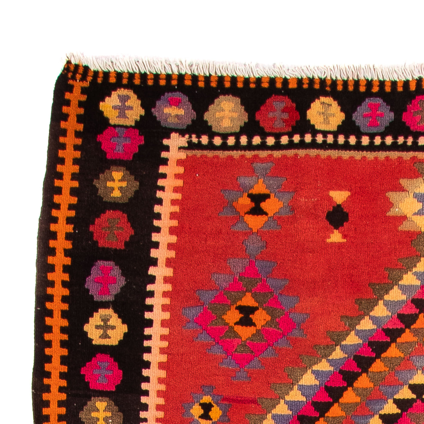 Antikt kilim Tæppe 400x155cm