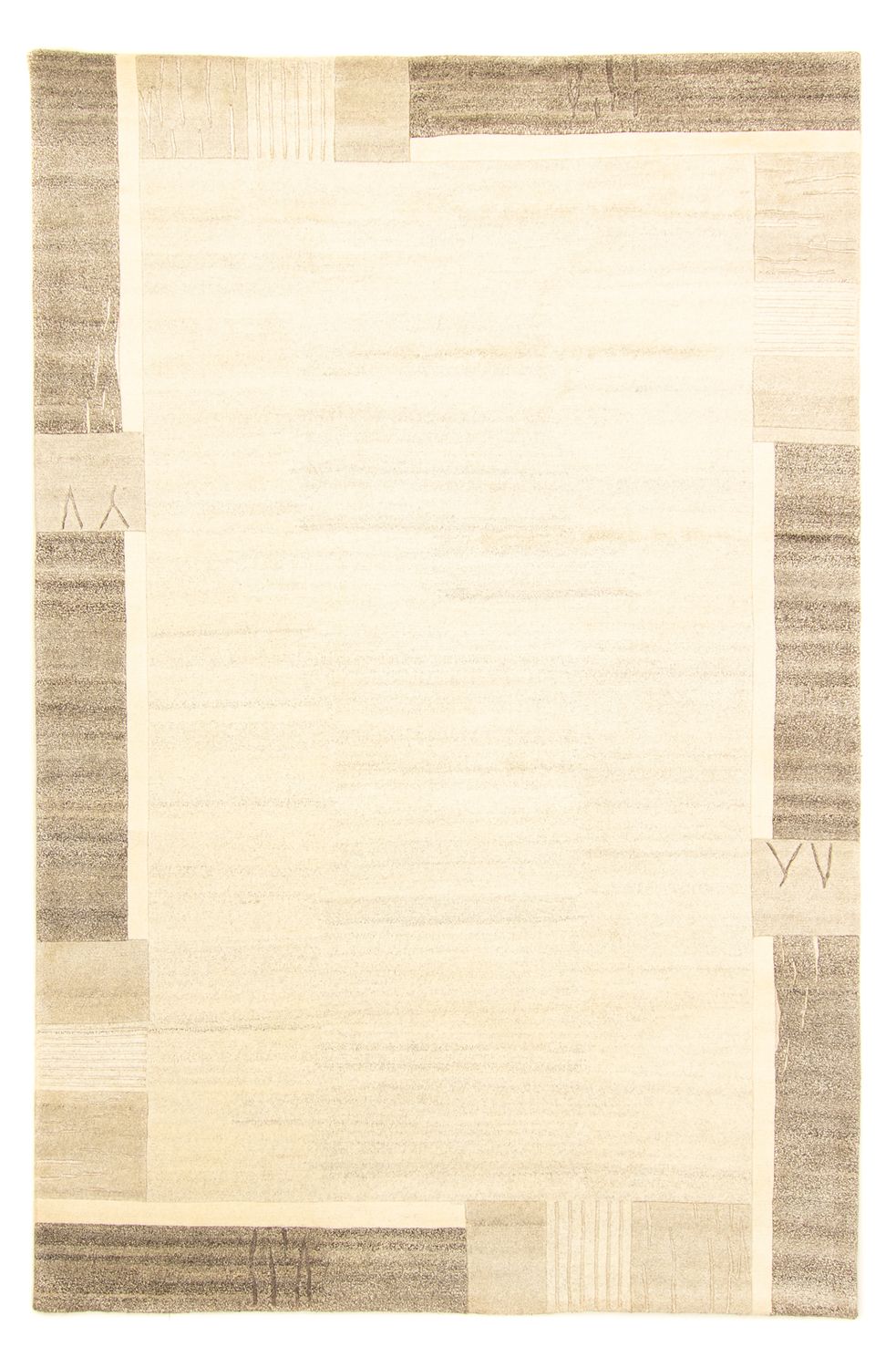 Nepal Tæppe - 300 x 200 cm - grå
