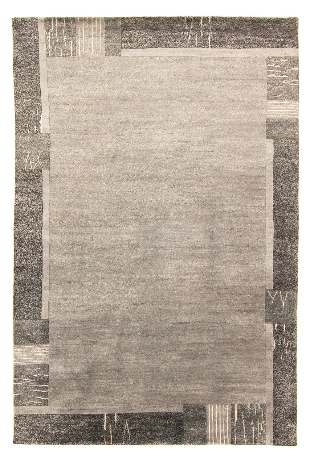 Nepal Tæppe - 300 x 203 cm - antracit