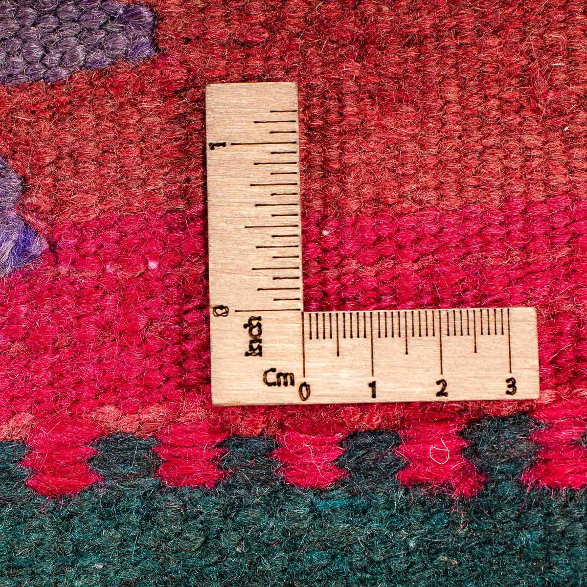 Løber Kelim-tæppe - gammelt - 390 x 155 cm - flerfarvet