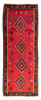 Antikt kilim Tæppe 390x155cm