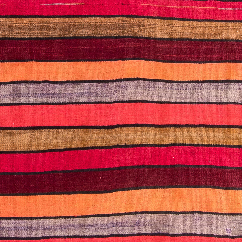 Kelim-tæppe - gammelt - 330 x 170 cm - flerfarvet