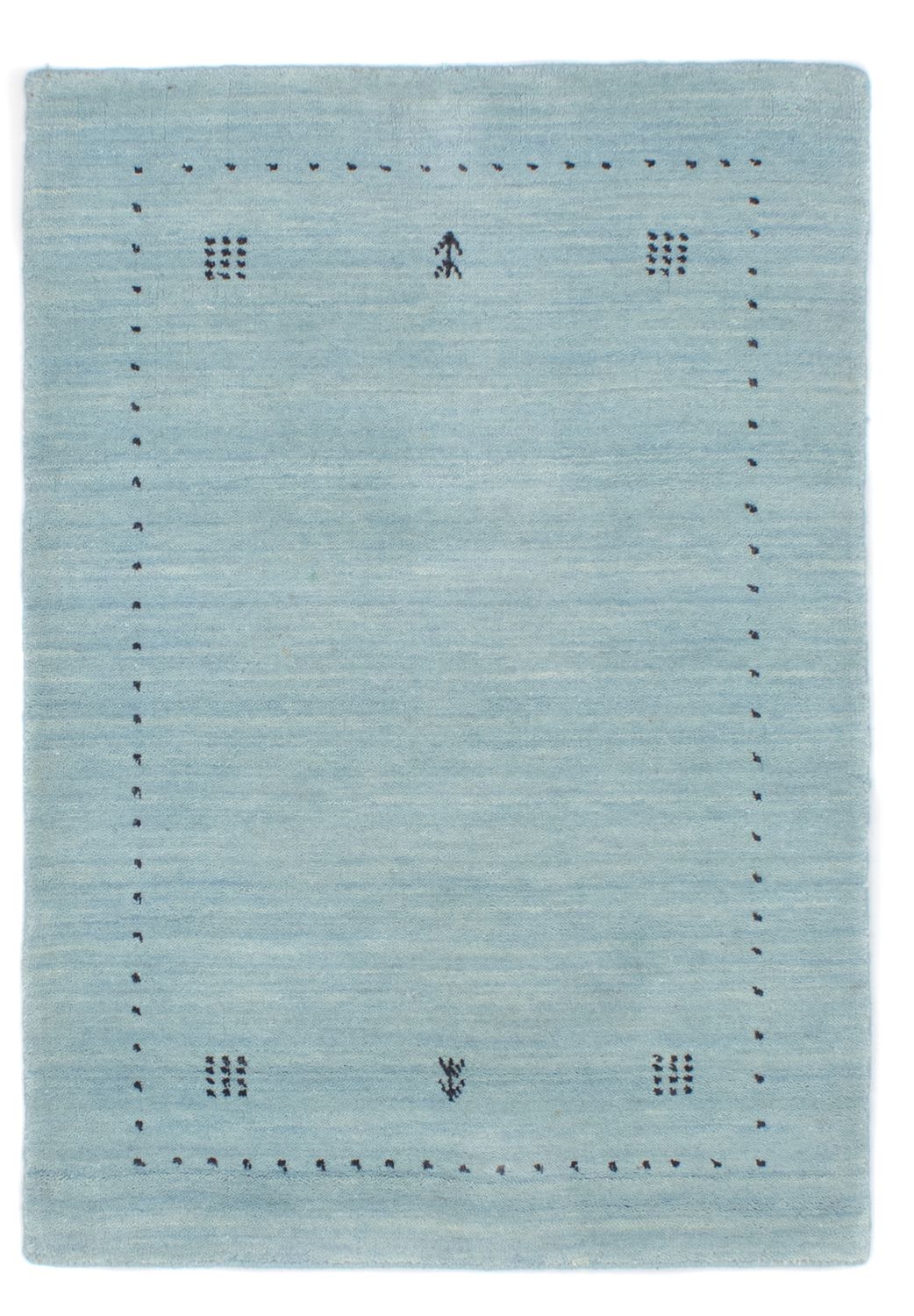 Gabbeh-tæppe - Softy - 95 x 65 cm - turkis