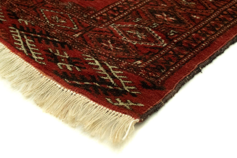 Turkaman-tæppe - 174 x 128 cm - rød
