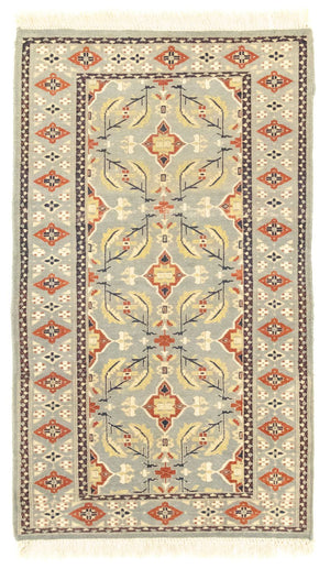 Pakistan Tæppe - 153 x 90 cm - grå